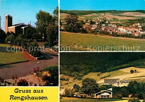 AK / Ansichtskarte Rengshausen_Knuellwald Kurhaus Panorama Teilansicht Rengshausen Knuellwald