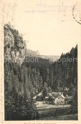 AK / Ansichtskarte Tambach Dietharz Landhaus Falkenstein Felsen Tambach Dietharz