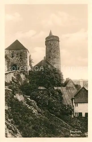 AK / Ansichtskarte Bautzen Muehltor Turm Bautzen