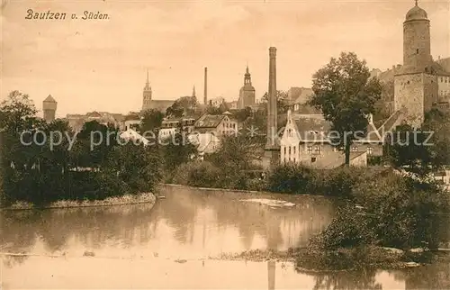 AK / Ansichtskarte Bautzen Partie an der Spree Bautzen
