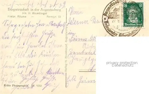 AK / Ansichtskarte Augustusburg Schloss Luftkurort Augustusburg