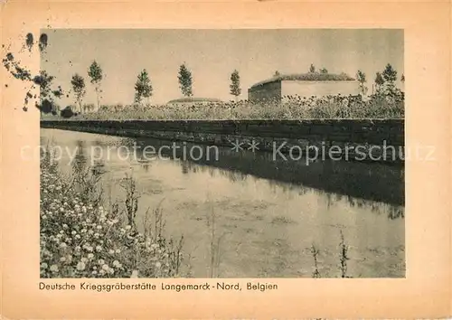 AK / Ansichtskarte Ypern Deutsche Kriegsgraeberstaette Langemarck Nord Ypern