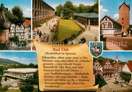AK / Ansichtskarte Bad_Orb Salinenplatz Burg  Bad_Orb