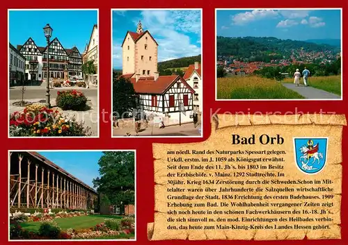 AK / Ansichtskarte Bad_Orb Fachwerkhaeuser  Bad_Orb