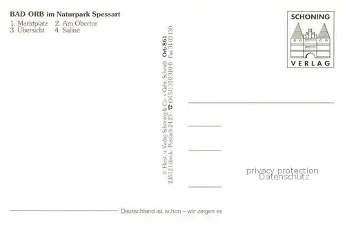 AK / Ansichtskarte Bad_Orb Fachwerkhaeuser  Bad_Orb