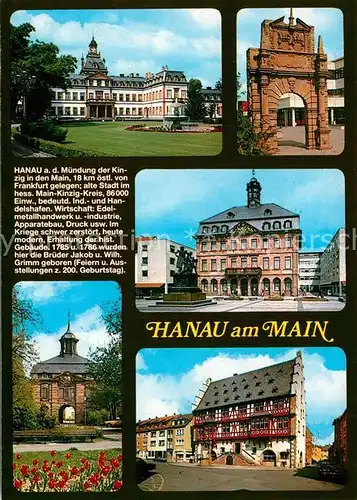 AK / Ansichtskarte Hanau_Main Schloss  Hanau_Main