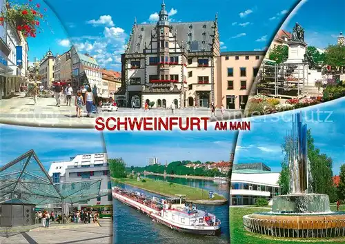 AK / Ansichtskarte Schweinfurt Denkmal Brunnen Schweinfurt