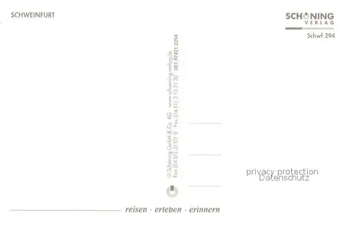 AK / Ansichtskarte Schweinfurt Denkmal Brunnen Schweinfurt