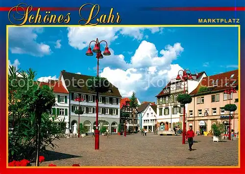 AK / Ansichtskarte Lahr_Baden Marktplatz Lahr_Baden