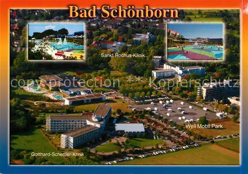 AK / Ansichtskarte Bad_Schoenborn Sankt Rochus Klinik Gotthard Schettler Klinik  Bad_Schoenborn
