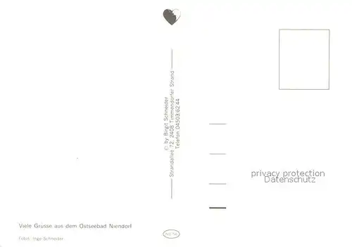 AK / Ansichtskarte Niendorf_Ostseebad Bruecke Strand Hafen  Niendorf_Ostseebad