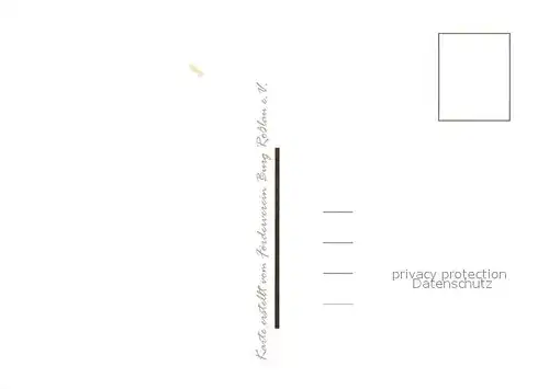 AK / Ansichtskarte Rosslau_Elbe Wasserburg Rosslau_Elbe