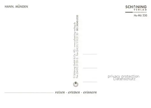 AK / Ansichtskarte Hann._Muenden Schloss Hann. Muenden