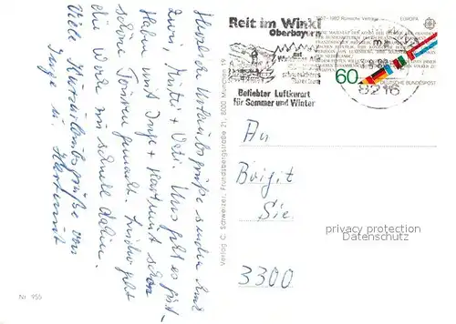 AK / Ansichtskarte Reit_Winkl Gesamtansicht Alpenpanorama Loferer Steinberge Reit_Winkl