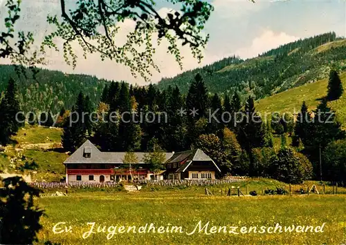 AK / Ansichtskarte Menzenschwand Ev Jugendheim Schwarzwald Menzenschwand