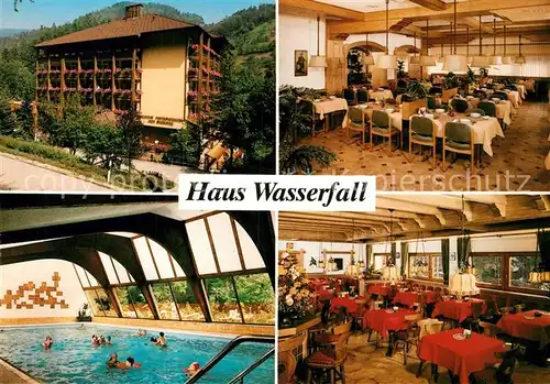AK / Ansichtskarte Lierbach Haus Wasserfall Schulungs  und Erholungsheim Restaurant Hallenbad Lierbach