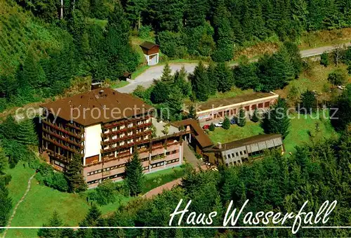 AK / Ansichtskarte Lierbach Haus Wasserfall Schulungs  und Erholungsheim Fliegeraufnahme Lierbach