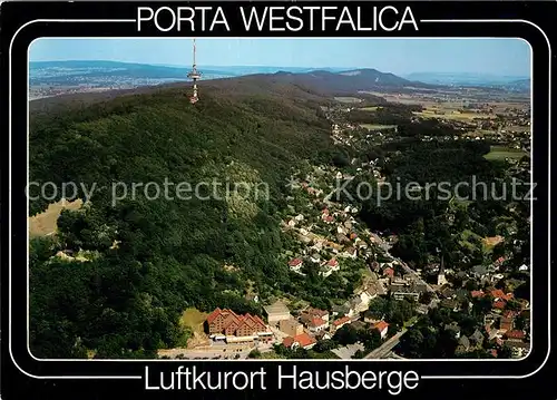 AK / Ansichtskarte Porta_Westfalica Fliegeraufnahme mit Jakobsberg Porta_Westfalica