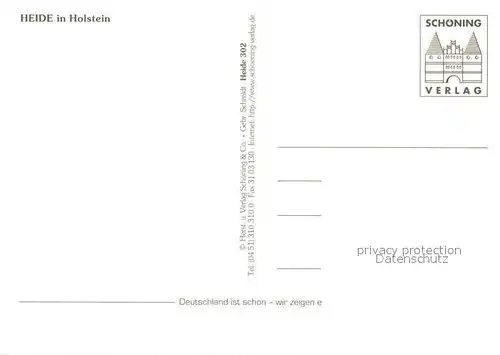 AK / Ansichtskarte Heide_Holstein Drachentoeter Skulptur Wasserturm Kirche Fliegeraufnahme Park Heide_Holstein