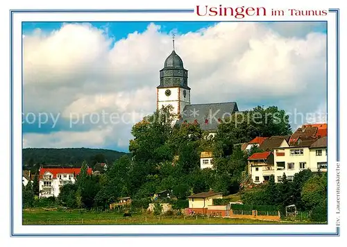 AK / Ansichtskarte Usingen Ev Laurentiuskirche Usingen