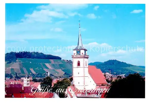 AK / Ansichtskarte Metzingen_Wuerttemberg Teilansicht mit Kirche Metzingen Wuerttemberg