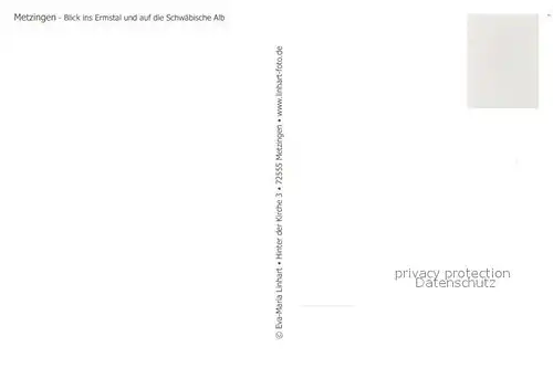 AK / Ansichtskarte Metzingen_Wuerttemberg Panorama Emstal Schwaebische Alb Metzingen Wuerttemberg