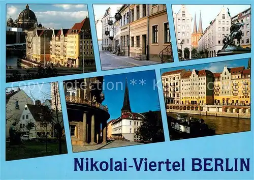 AK / Ansichtskarte Berlin Historisches Nikolai Viertel  Berlin