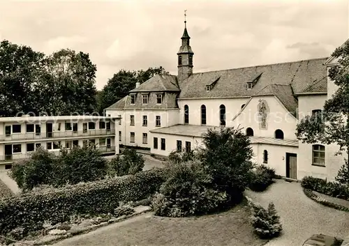 AK / Ansichtskarte Herstelle_Weser Benediktinerinnenabtei v. Hl. Kreuz Kirche St. Theresia  Herstelle_Weser