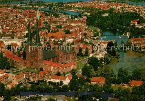 AK / Ansichtskarte Luebeck Fliegeraufnahme Luebeck