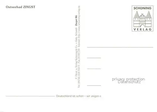 AK / Ansichtskarte Zingst_Ostseebad  Zingst_Ostseebad