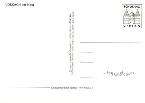 AK / Ansichtskarte Volkach Kirche Marktplatz Volkach