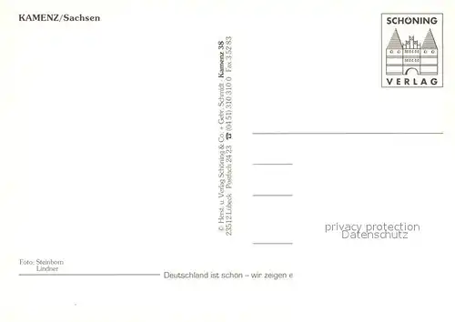 AK / Ansichtskarte Kamenz_Sachsen  Kamenz Sachsen