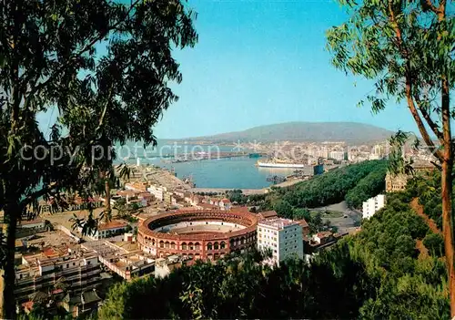 AK / Ansichtskarte Malaga_Andalucia Plaza de Toros puerto Malaga_Andalucia