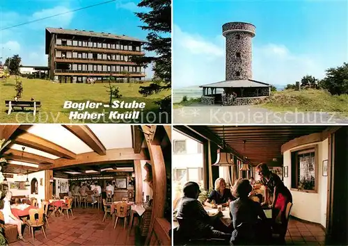 AK / Ansichtskarte Schwarzenborn_Knuell Bogler Stube Jugendhof Hoher Knuell Schwarzenborn Knuell