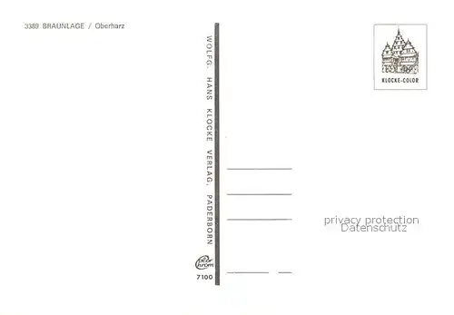 AK / Ansichtskarte Braunlage Seilbahn Sesselbahn Braunlage