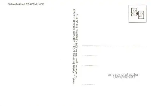 AK / Ansichtskarte Travemuende_Ostseebad Fliegeraufnahme Dampfer Gedser Travemuende Travemuende_Ostseebad