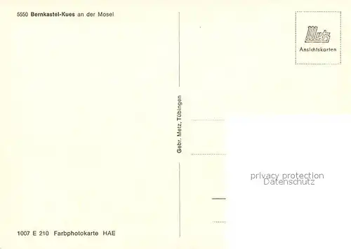 AK / Ansichtskarte Bernkastel Kues  Bernkastel Kues