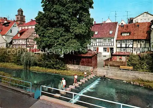 AK / Ansichtskarte Lauterbach_Hessen Schrittsteine Lauterbach Hessen