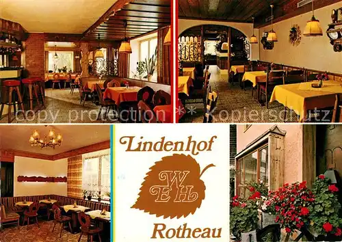 AK / Ansichtskarte Rotheau Gaestehaus Pension Lindenhof Rotheau