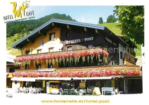 AK / Ansichtskarte Fontanella Hotel Cafe Restaurant Post Grosses Walsertal Fontanella