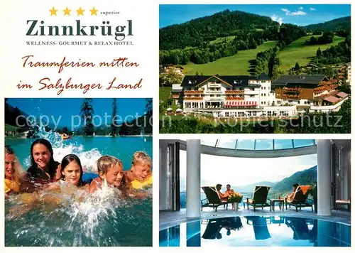 AK / Ansichtskarte St_Johann_Pongau Wellness Hotel Zinnkruegl Hallenbad St_Johann_Pongau