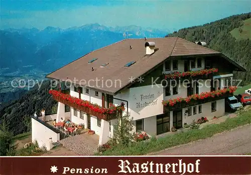 AK / Ansichtskarte Luesen_Suedtirol Pension Rastnerhof Fernsicht Alpen Luesen Suedtirol