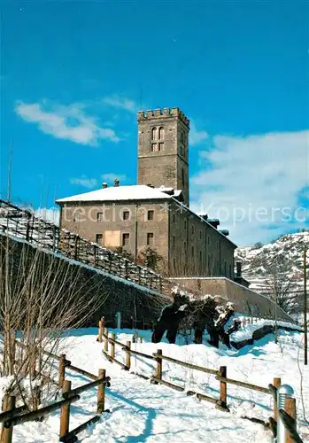 AK / Ansichtskarte Sarre_Italien Castello Reale Schloss im Winter Sarre Italien