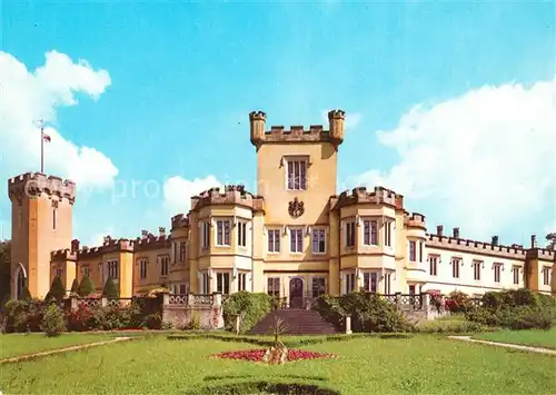 AK / Ansichtskarte Nechanice_Nechanitz Hradek Schloss Schlossgarten Nechanice Nechanitz