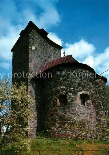 AK / Ansichtskarte Tynec_nad_Sazavou Romanische Rotunde Burgturm 12. Jhdt. Tynec_nad_Sazavou