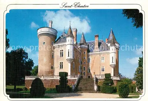 AK / Ansichtskarte Saint Chartier Chateau ancienne Forteresse du XVe siecle Saint Chartier