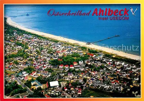 AK / Ansichtskarte Ahlbeck_Ostseebad Fliegeraufnahme Ahlbeck_Ostseebad