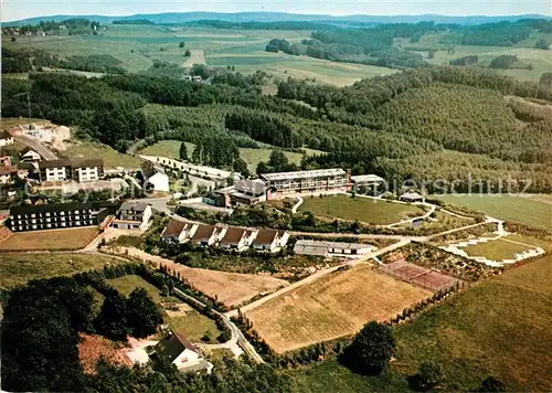 AK / Ansichtskarte Lichtenberg_Morsbach_Sieg Hotel Lichtenberg Fliegeraufnahme Lichtenberg_Morsbach_Sieg