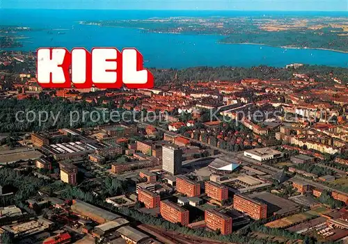 AK / Ansichtskarte Kiel Universitaet Landeshauptstadt Fliegeraufnahme Kiel