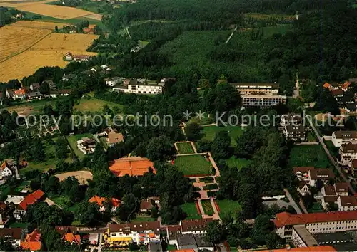 AK / Ansichtskarte Horn Bad_Meinberg Bergkurgarten Blindenkurheim Kurheim Schanzenberg Fliegeraufnahme Horn Bad_Meinberg